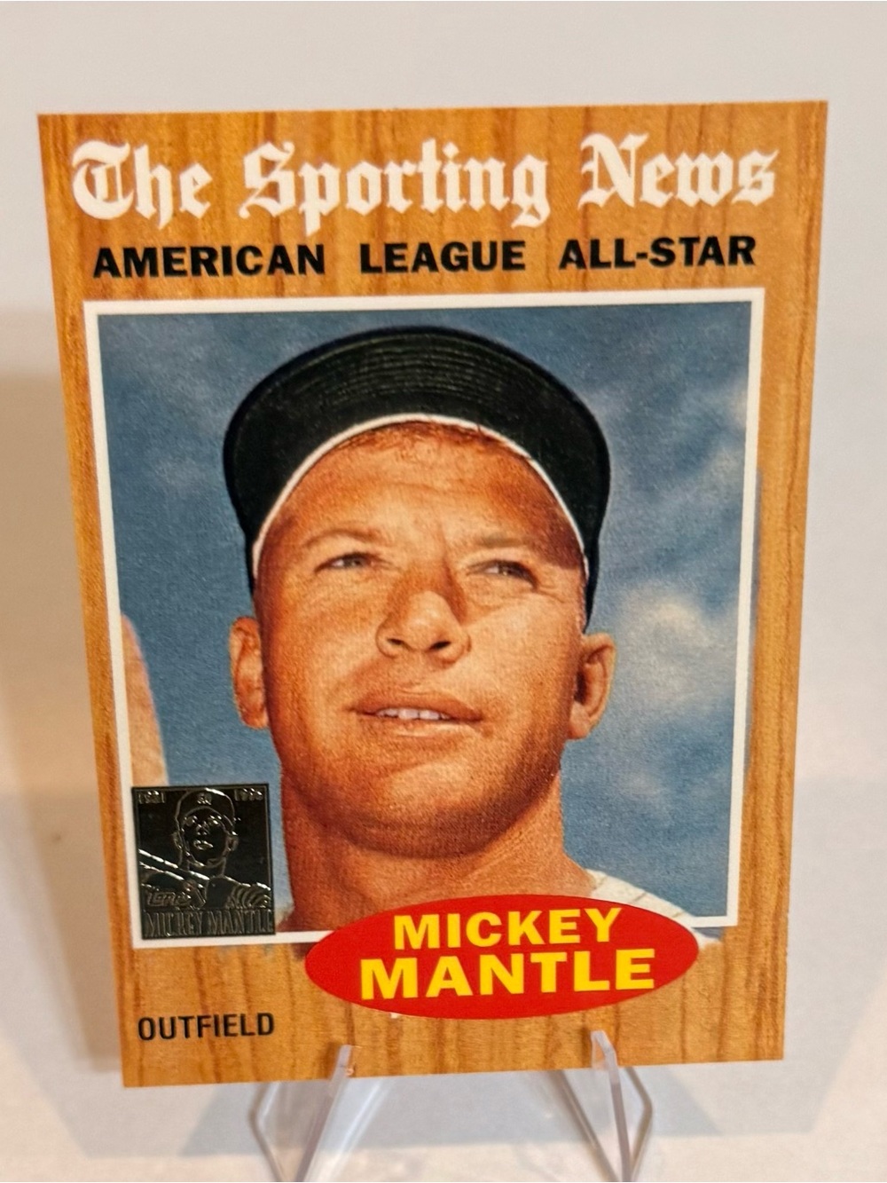 1996 Topps # 471 Mickey Mantle “ The Sporting News “ American League All Star OF